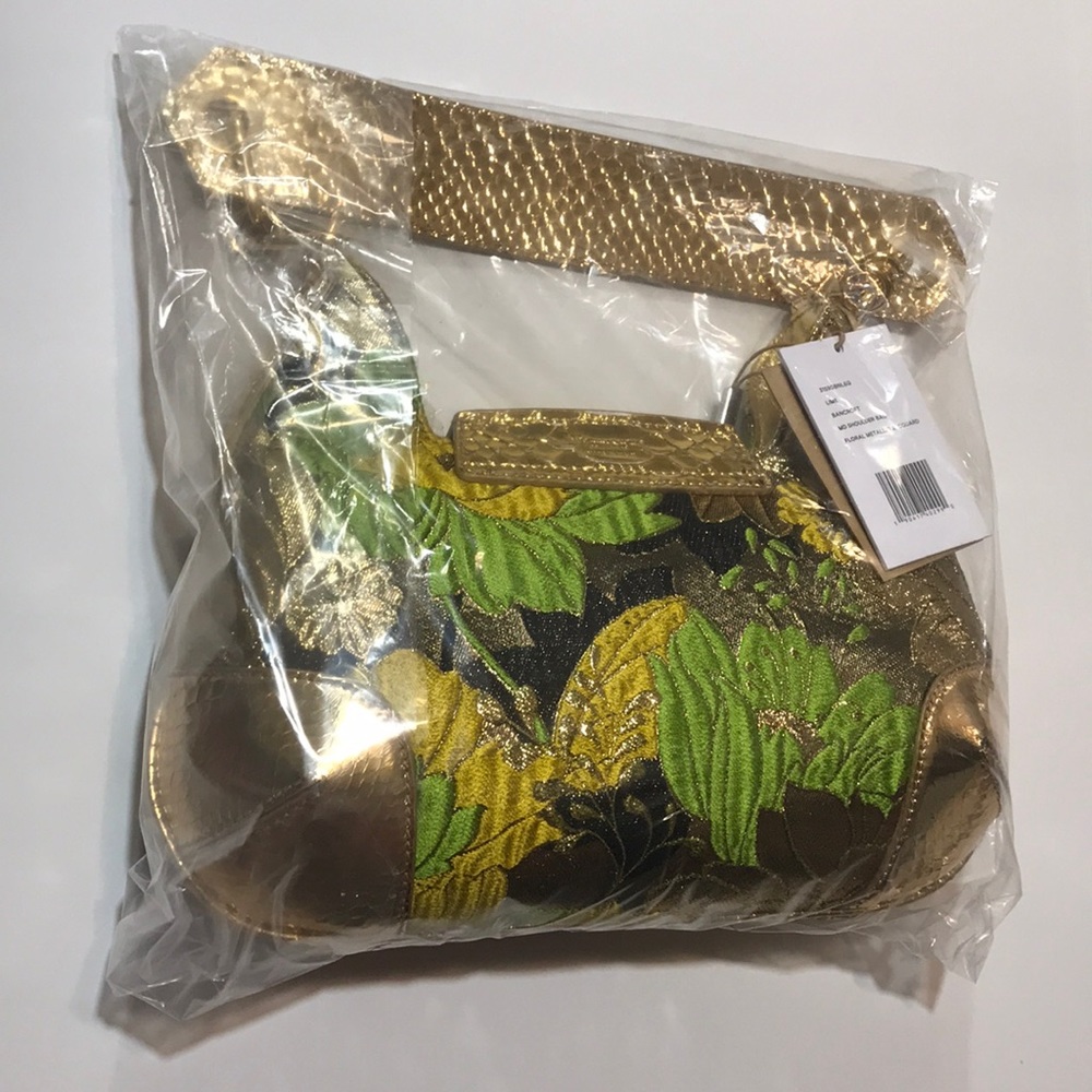 Michael Kors Collection Bancroft floral bag gold - Picture 6 of 7